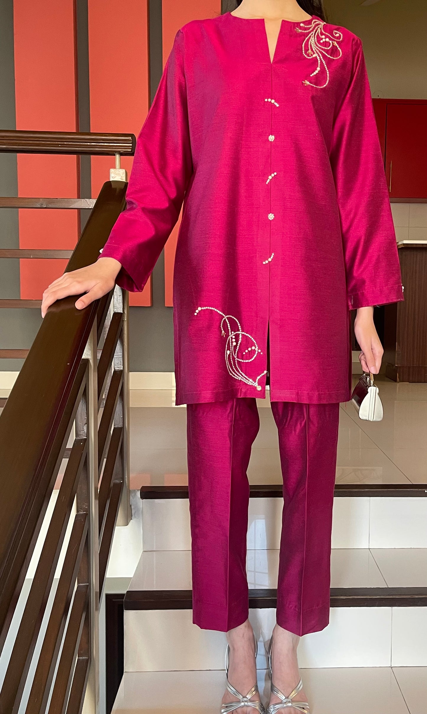 HK 45 Magenta with Swirls