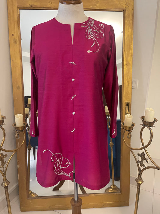 HK 45 Magenta with Swirls