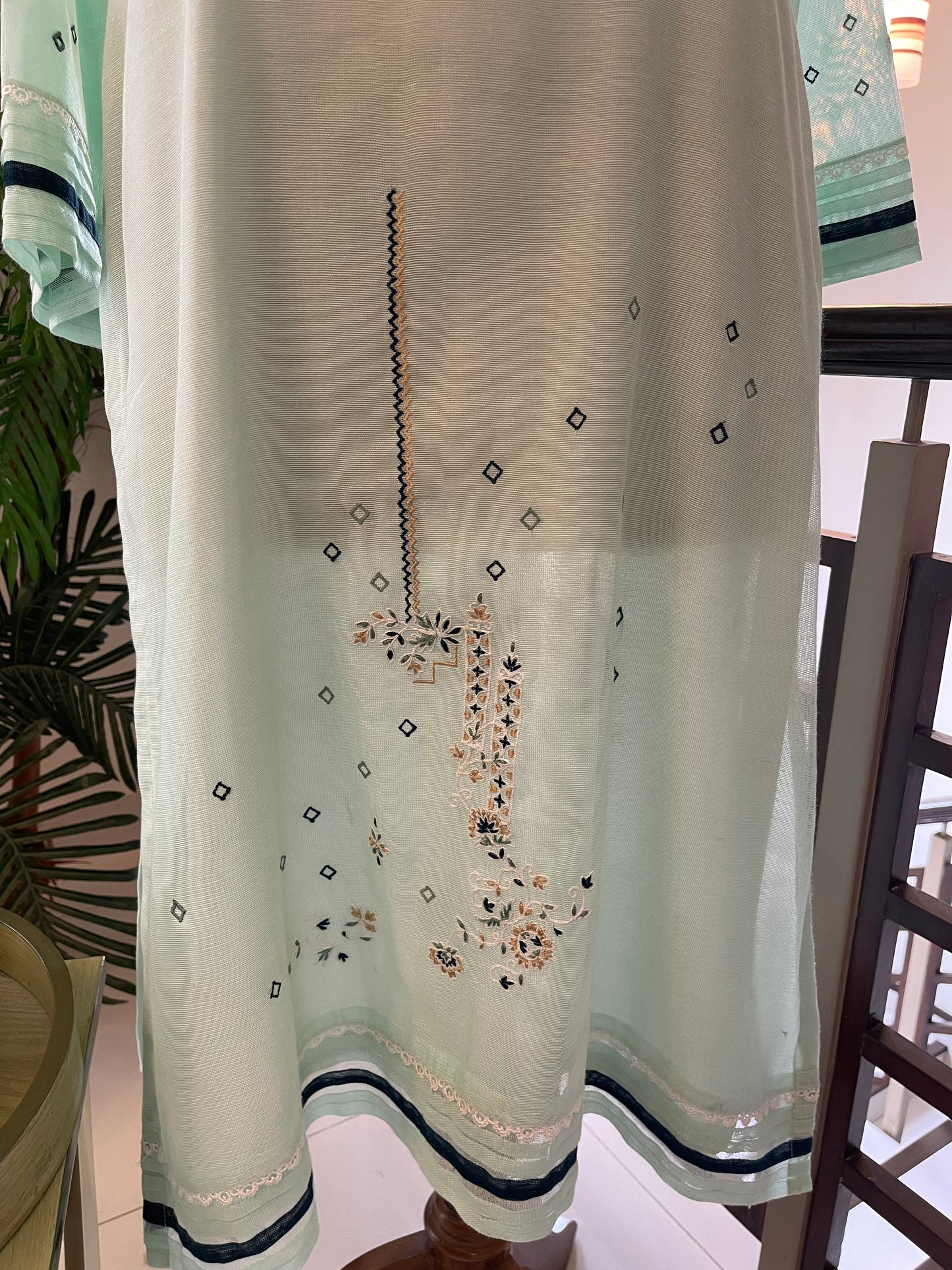 HK 89 light ferozi Cotton net