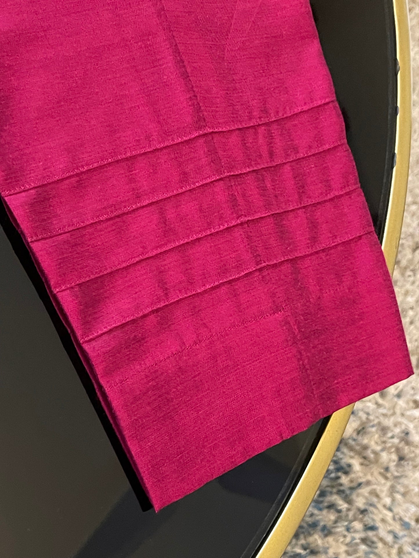 Magenta Aline panelled dress