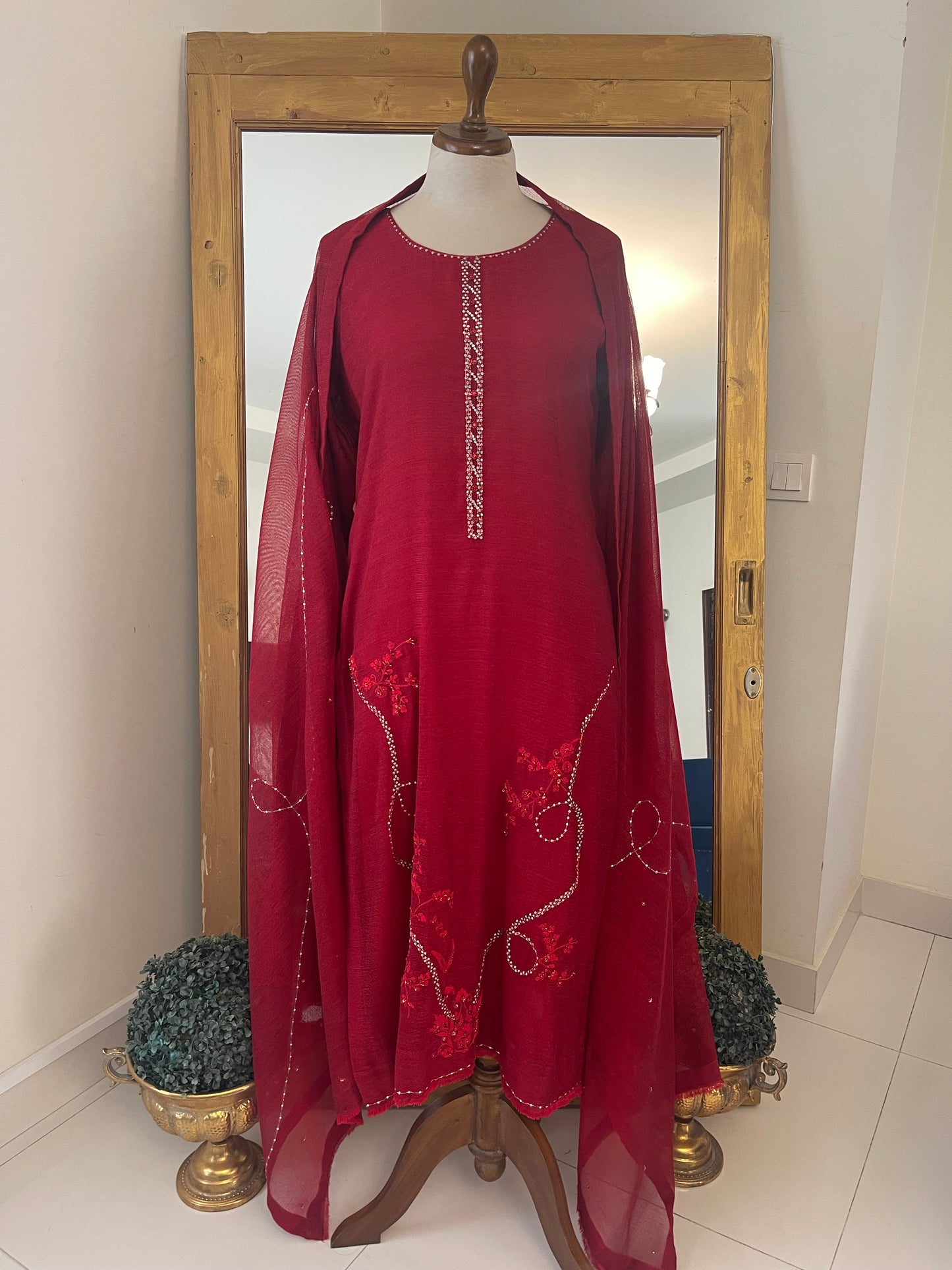 HK 71 Red Cotton net