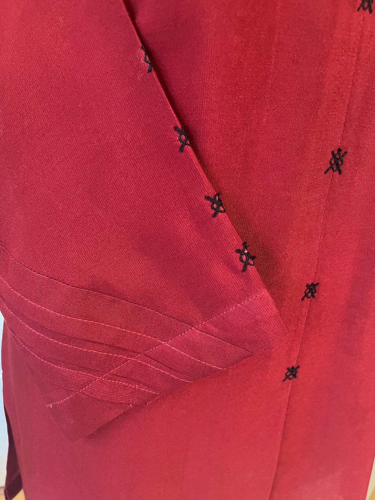 Marronish red Co-ord Set