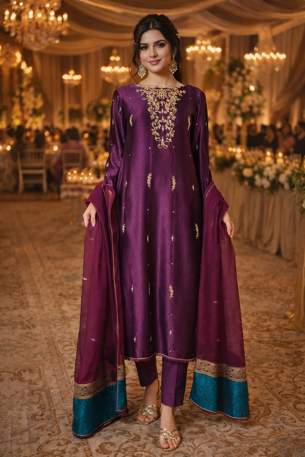 HK 99 Dark Purple with Magenta