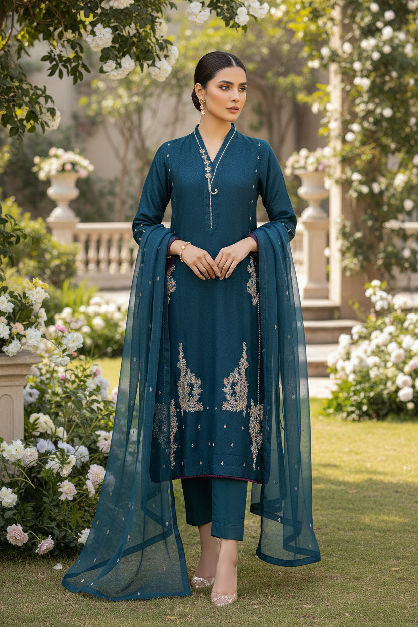 HK 118 Deep Teal blue