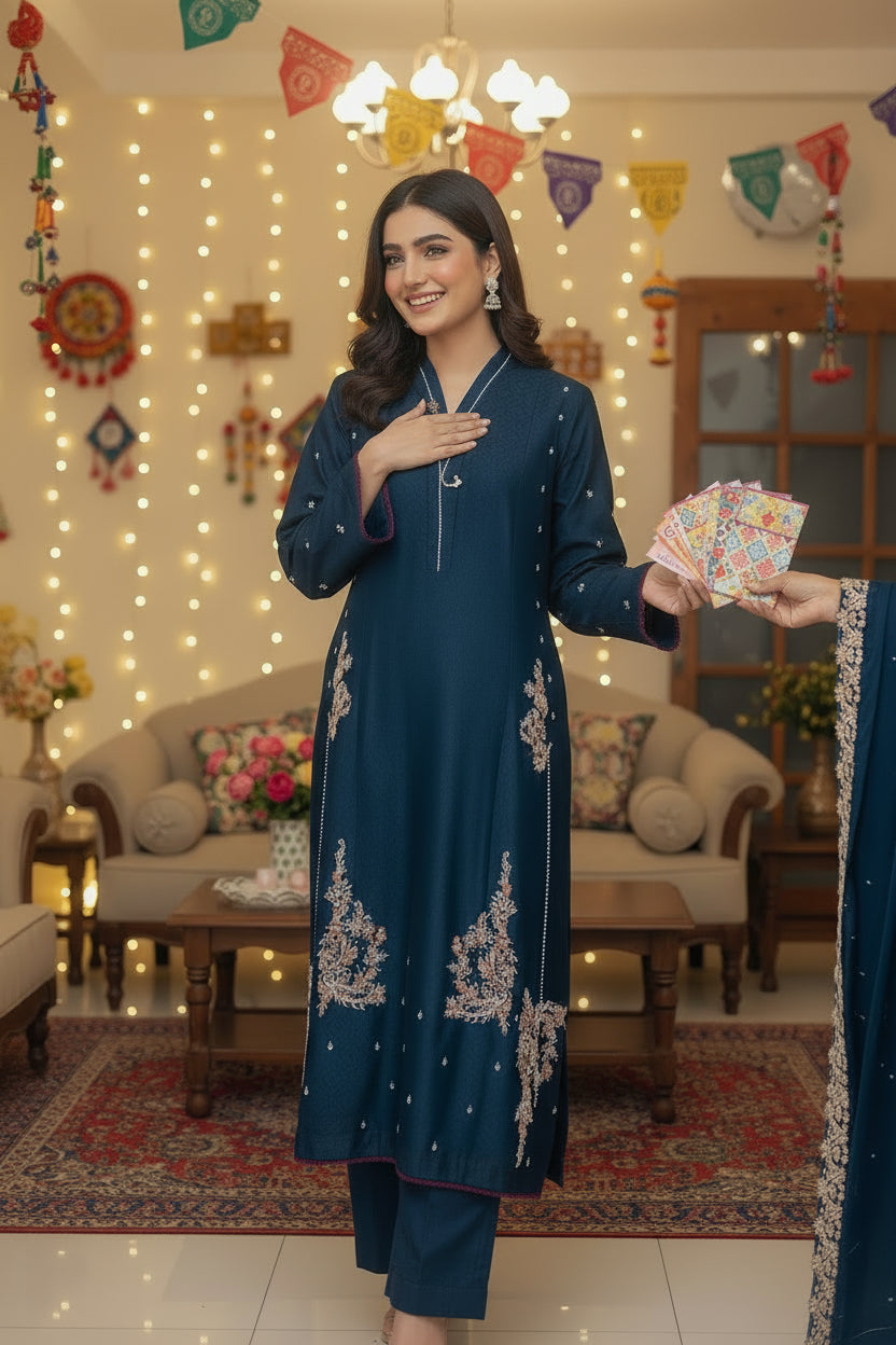 HK 118 Deep Teal blue