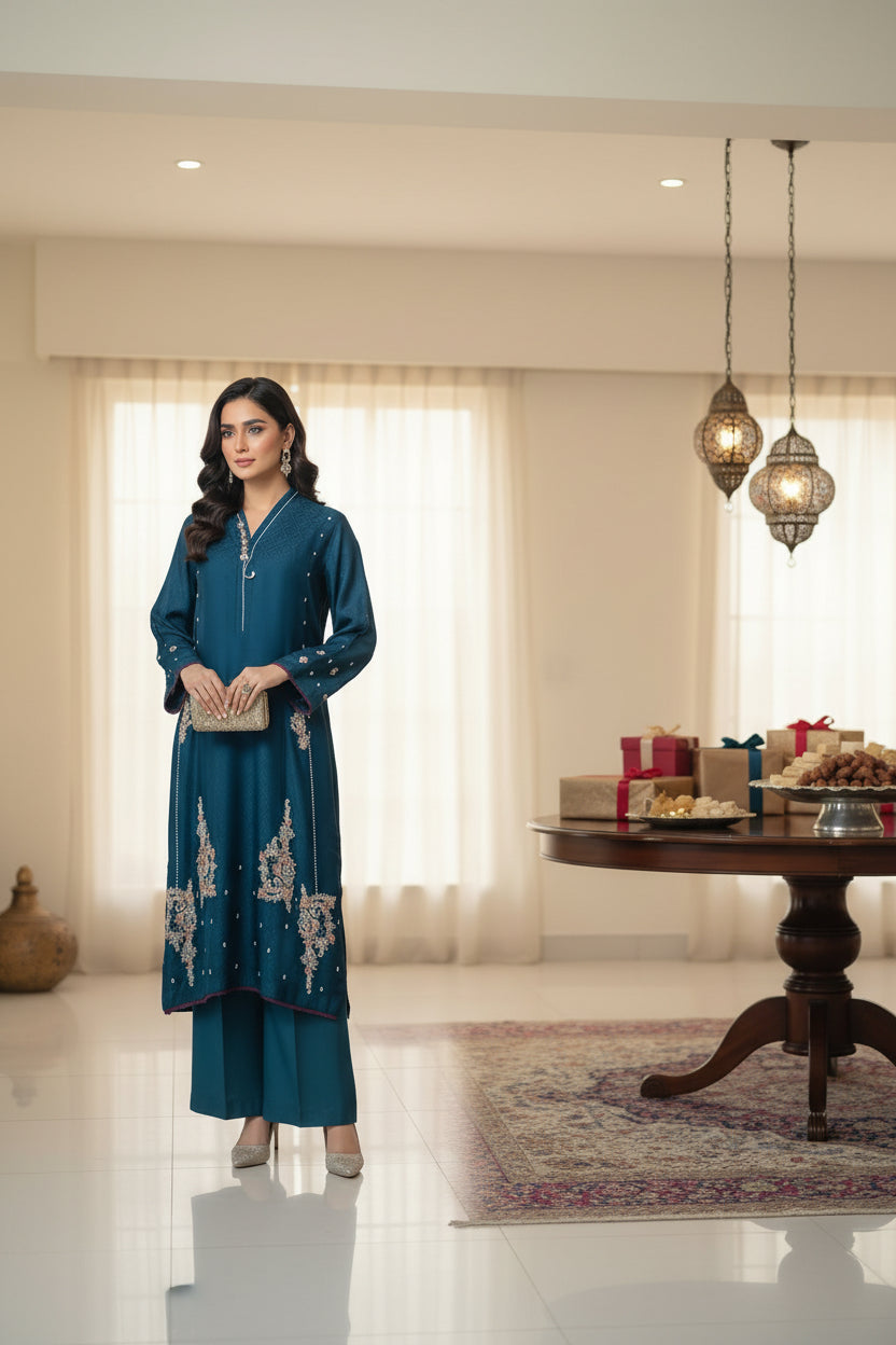 HK 118 Deep Teal blue