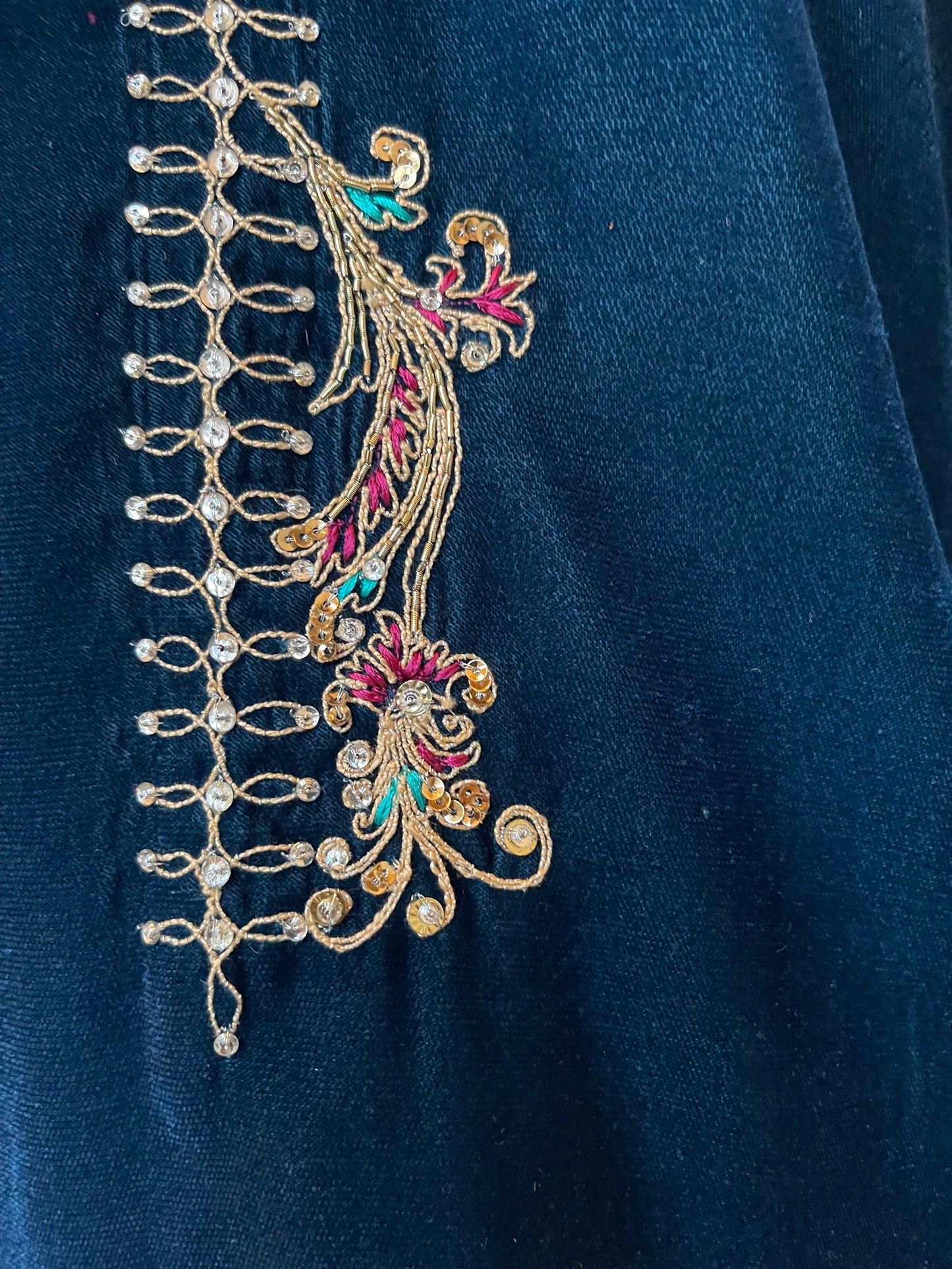 HK 92 Teal Blue Velvet