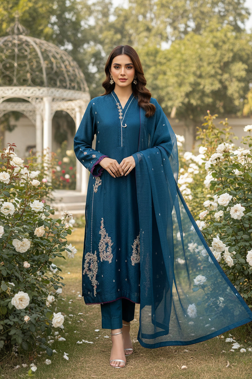 HK 118 Deep Teal blue