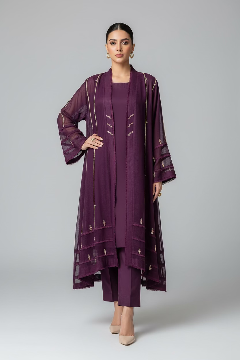 HK 98 Dark Purple Jacket